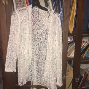 White lace jacket